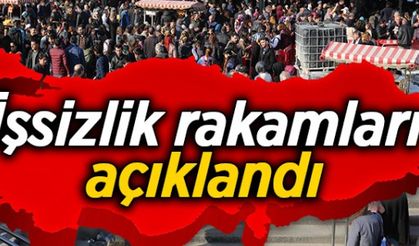 İşsizlik rakamları açıklandı