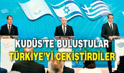 Kudüs’te buluştular Türkiye’yi çekiştirdiler