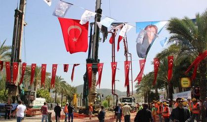 Kuşadası’nda köprülü kavşak temeli atıldı