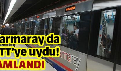 Marmaray da zamda İETT'ye uydu!