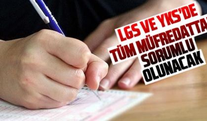 MEB açıkladı: LGS ve YKS'de değişiklik olmayacak