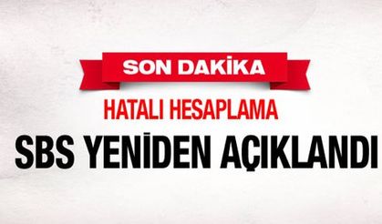 MEB'den SBS için flaş karar!