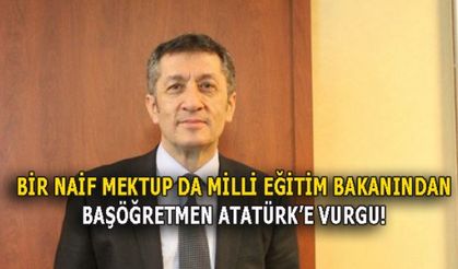 MİLLİ EĞİTİM BAKANI ÖĞRETMENLERİN YÜREĞİNE DOKUNDU...