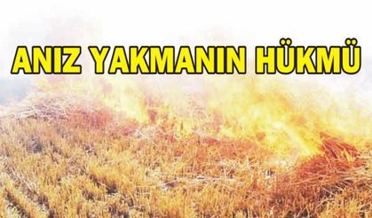 MÜFTÜLÜKTEN ANIZ YAKMA AÇIKLAMASI!