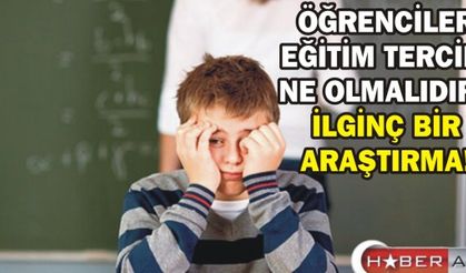 ÖĞRENCİLER EĞİTİM TERCİHİ NE OLMALIDIR? İLGİNÇ BİR ARAŞTIRMA!