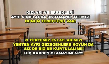 OKUL MÜDÜRÜ YENİ ÖĞRETİM YILINDA KARDEŞLERİ BİRBİRİNDEN AYIRACAKMIŞ!