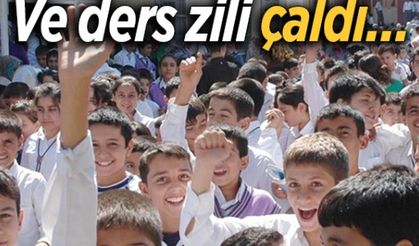 Okullarda ikinci dönem için ders zili bugün çaldı.