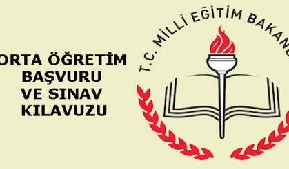 ORTAÖĞRETİM BAŞVURU VE SINAV KILAVUZU YAYINLANDI