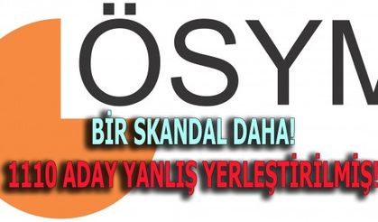 ÖSYM BİR SKANDALA DAHA İMZA ATTI.