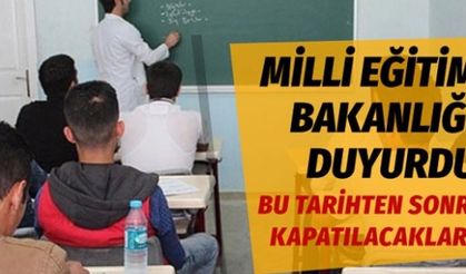 ÖZEL EĞİTİM KURSLARI KAPATILIYOR