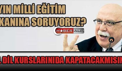  SAYIN MİLLİ EĞİTİM BAKANINA SORUYORUZ? 