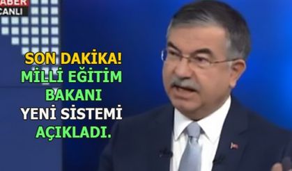 SON DAKİKA! YENİ LİSEYE GİRİŞ SİSTEMİ
