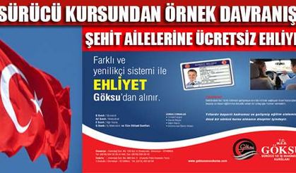 Sürücü Kursundan Örnek Davranış