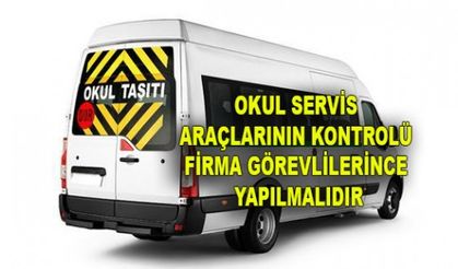 TÜRK EĞİTİM SEN OKUL SERVİS ARAÇLARININ KONTROLÜ KONUSUNDA BÖYLE DÜŞÜNÜYOR