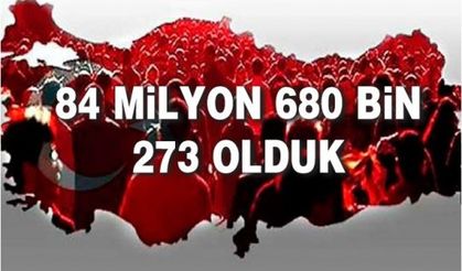 Türkiye’nin nüfusu açıklandı