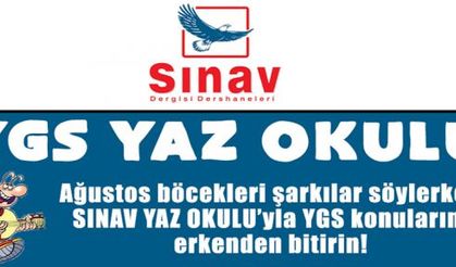 Ümraniye Çekmeköy ve Sancaktepe Sınav YGS YAZ OKULU