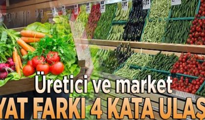 Üretici ve market fiyat farkı 4 kata ulaştı!