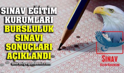 Sınav Eğitim Kurumları Bursluluk Sınavı sonuçları açıklandı