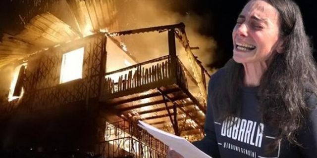 Basın açıklamasına saatler kala çevreci ressam Gökçe Erhan'ın evinde şüpheli yangın!