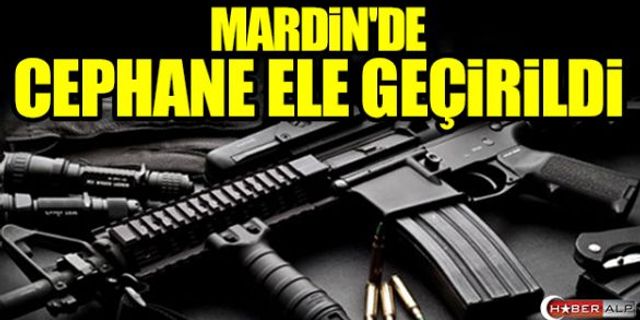 PKK'YA DARBE! MARDİN'DE CEPHANE ELE GEÇİRİLDİ