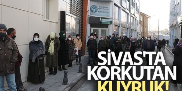 Sivas'ta korkutan kuyruk