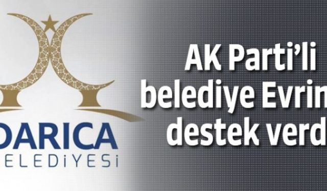 AK Parti'li belediye Evrim'e destek verdi