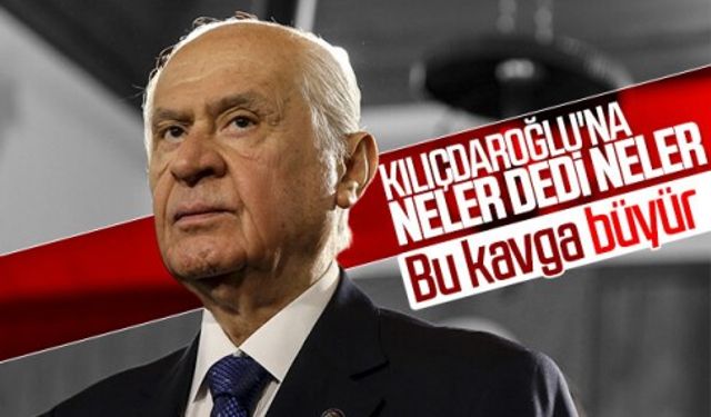 Devlet Bahçeli'den Kemal Kılıçdaroğlu'na salvolar