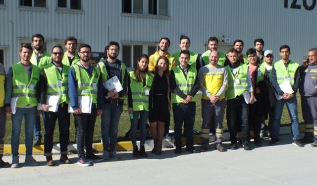 Düzce Teknik Üniversitesi Makine Mühendisliği öğrencileri İZOCAM’ı ziyaret etti