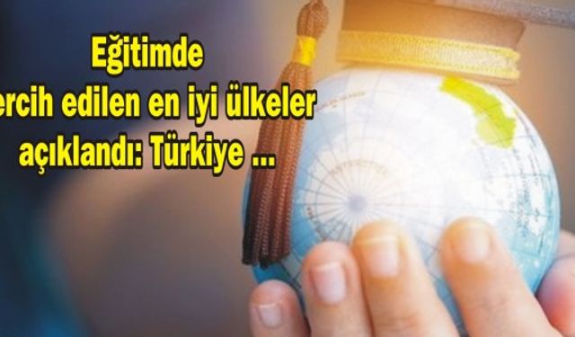 Eğitimde tercih edilen en iyi ülkeler açıklandı: Türkiye...