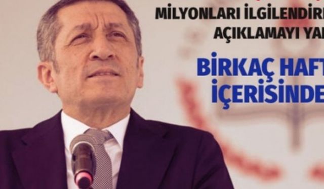 Milli Eğitim Bakanı Ziya Selçuk'tan kritik açıklama!