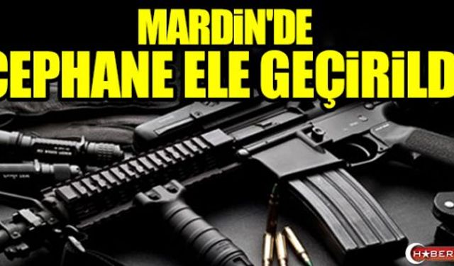 PKK'YA DARBE! MARDİN'DE CEPHANE ELE GEÇİRİLDİ