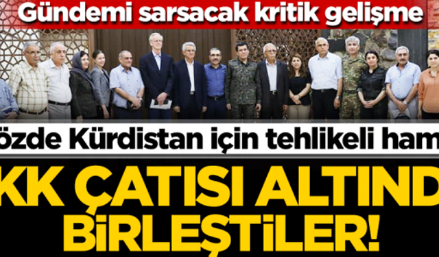 Sözde Kürdistan için tehlikeli hamle: Barzani ve PKK anlaştı!