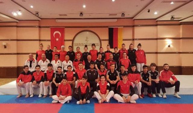 Türkiye ve Almanya Taekwondo Milli Takımları, ortak hazırlık kampında