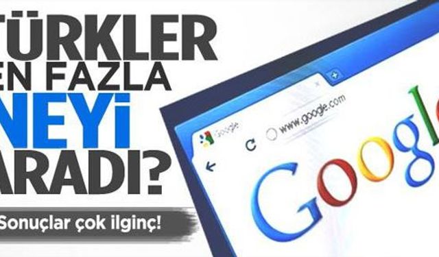Türkler Google'da en çok neleri aradı?