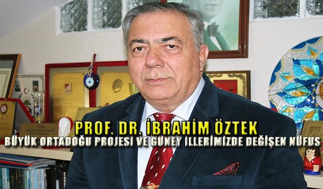 Prof. Dr. İbrahim ÖZTEK Unutmayalım, su uyur düşman uyumaz.
