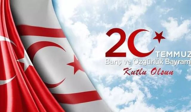 20 Temmuz KKTC Barış ve Özgürlük Günü