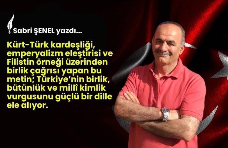 Ey Kürt kardeşim, yarın Filistin gibi olmayalım!