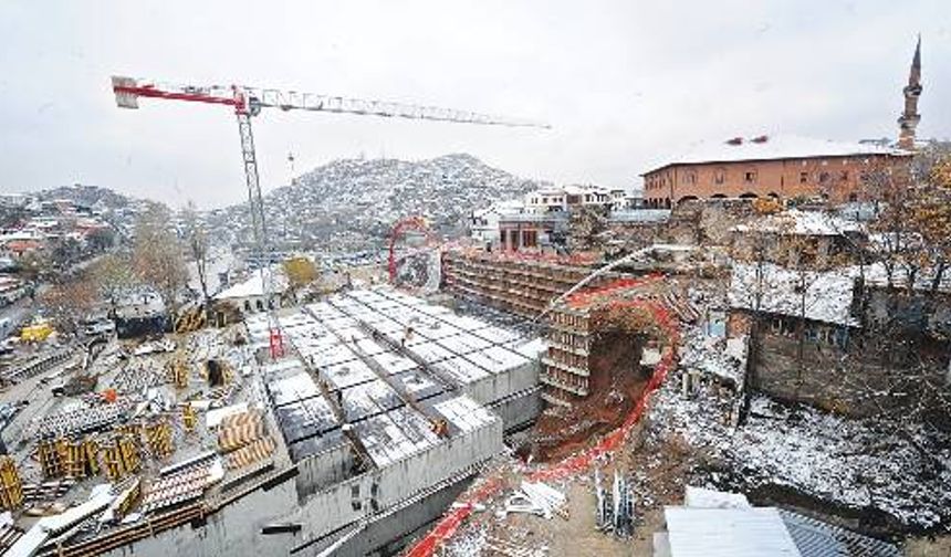 Hacıbayram’da yerin altında 560 araçlık otopark