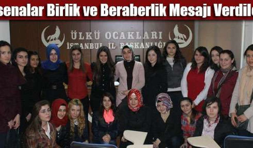  İstanbul’lu Asenalar Birlik ve Beraberlik Mesajı Verdiler