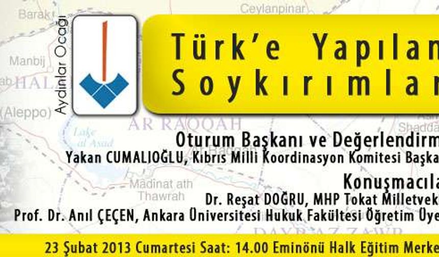 Türk'e Yapılan Soykırımlar - Konferans