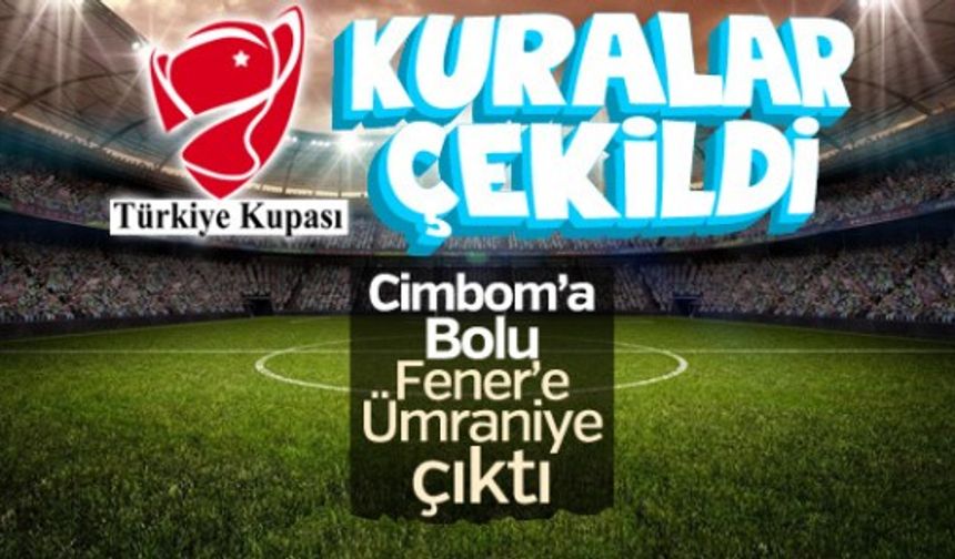 Türkiye Kupası son 16 turu eşleşmeleri