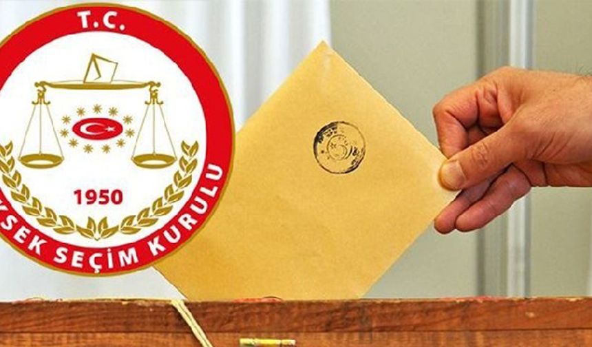 YSK'nın seçim kararları belli oldu!