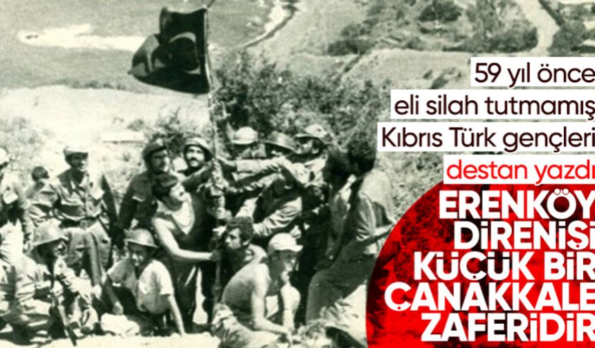 KKTC'de Erenköy Direnişi'nin 59. yılı ve şehitler anıldı