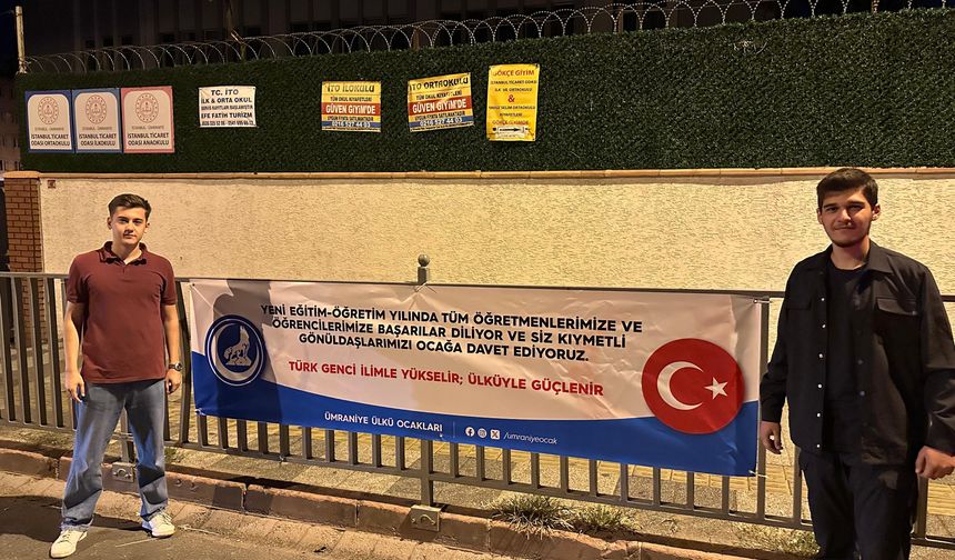 Ümraniye Ülkü Ocakları’ndan Yeni Dönem Mesajı