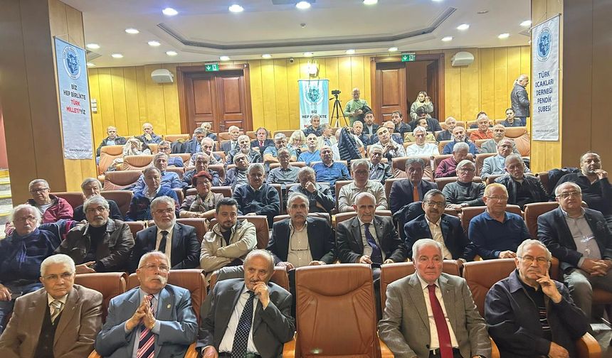 Türk Ocakları Pendik Şubesinde "Cumhuriyetimizin 102. Yılında Millî Devlet ve Güncel Meselelerimiz" konferansı